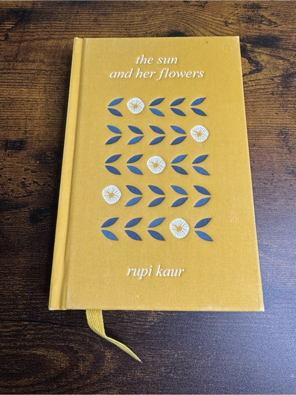 Rupi Kaur The Sun and her Flowers Hardcover - Poetry Book
